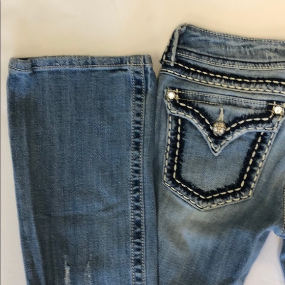 Distressed MISS ME Jeans Flap pocket - Picture 5 of 6